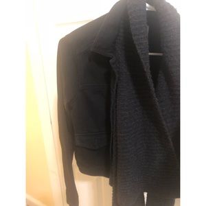 Abercrombie & Fitch Black Denim Jacket